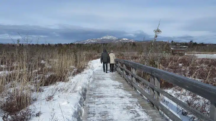 Quoi faire cet hiver à Magog: promenade