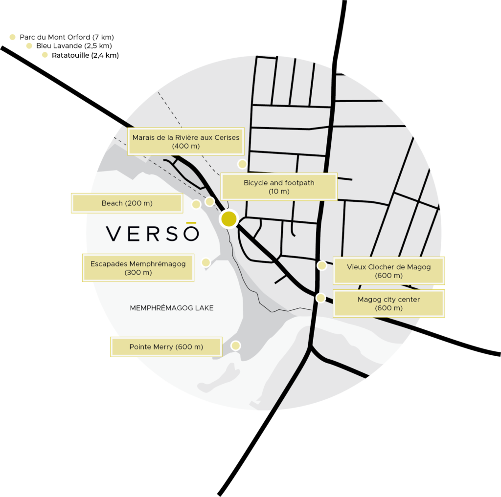 Map of Versō hotel