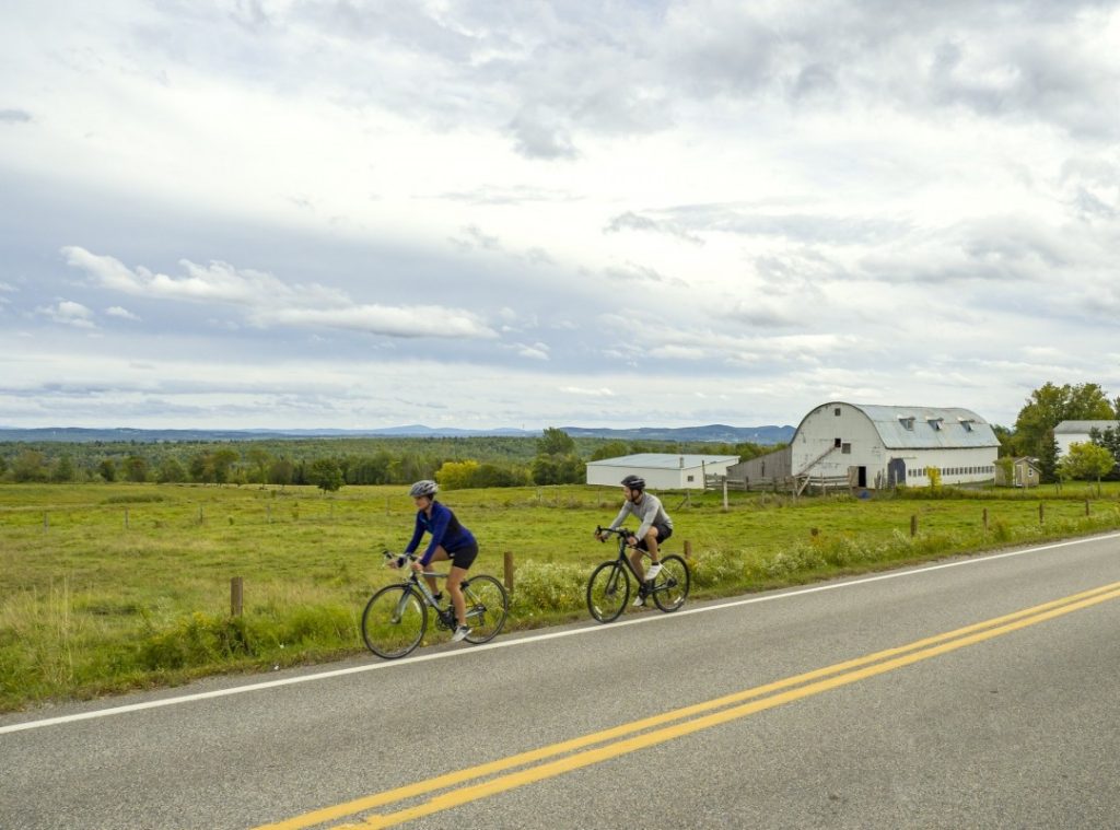 Balade à vélo dans le circuit Magog-Orford